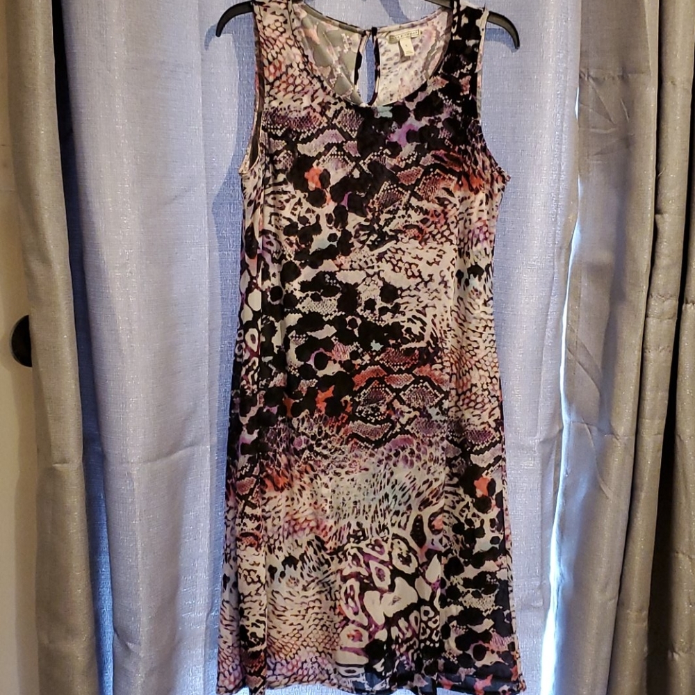 ❄Dana Buchman animal print shift dress